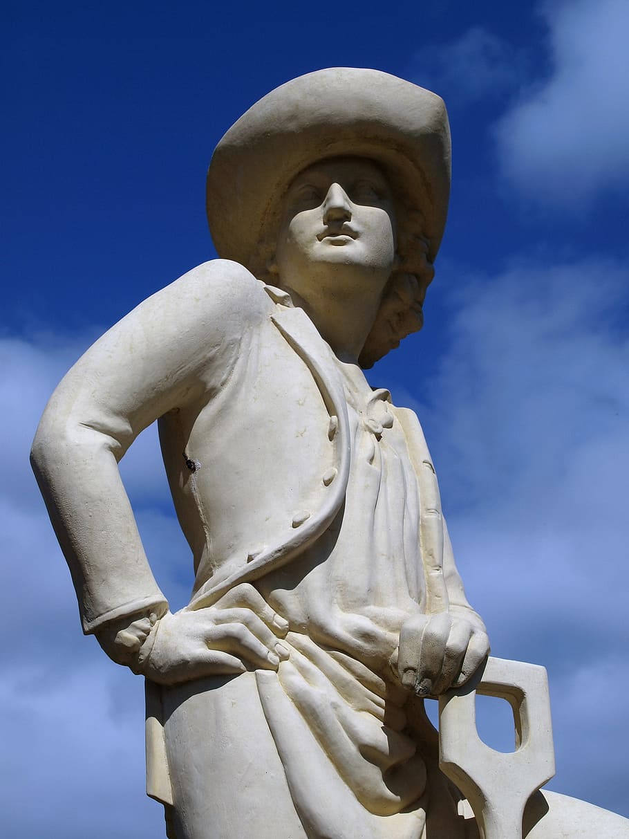 statue, male, marble, sculpture, human representation, art and craft HD wallpaper