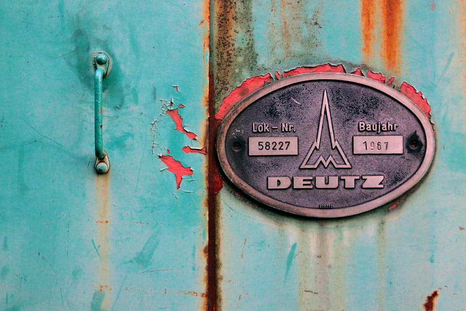 magirus deutz, locomotive, logo, wagon, trains, railway station, HD wallpaper