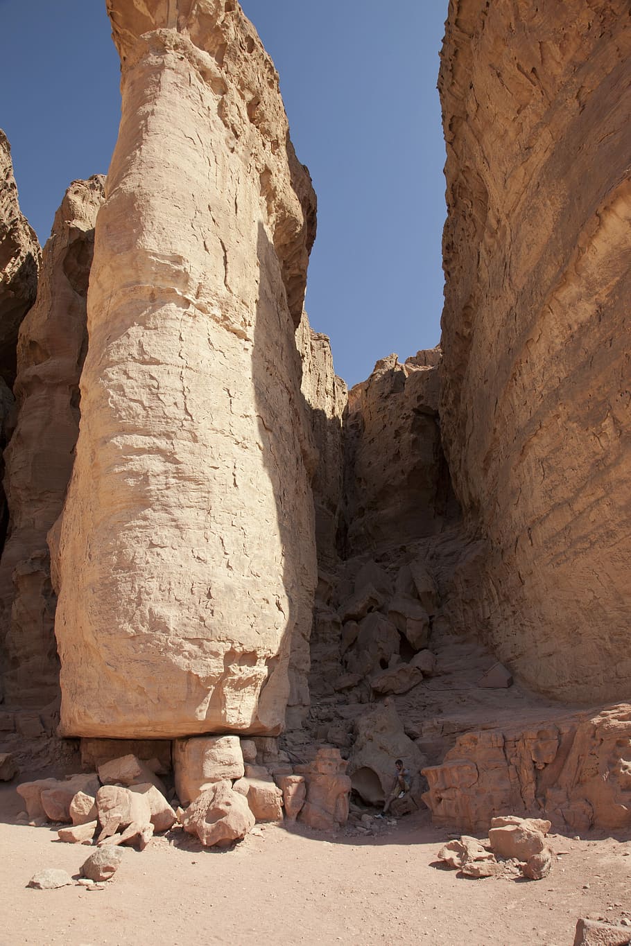 Timna, Desert, Israel, King Solomon, columnar, canyon, stone, HD wallpaper