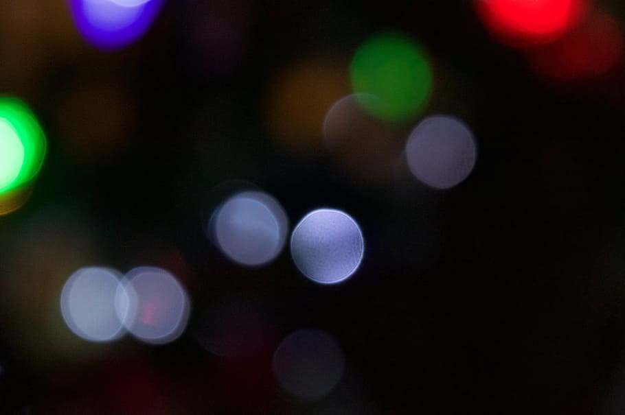 multicolored light bokeh photography, abstract, background HD wallpaper