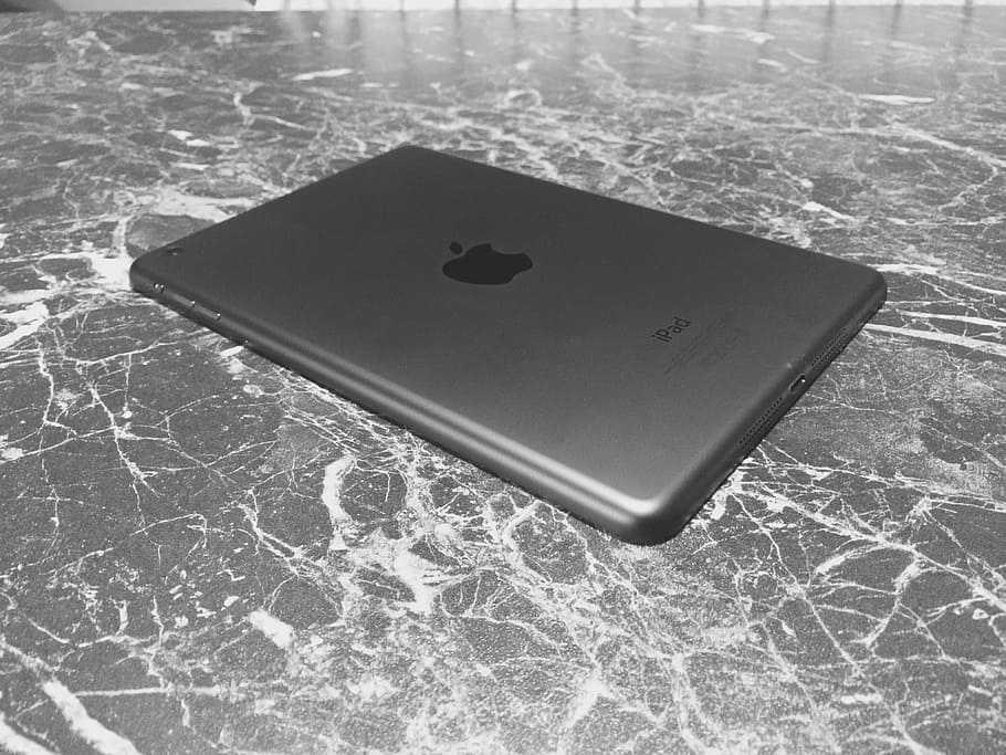 ipad, apple, ios division by comma, high angle view, no people HD wallpaper
