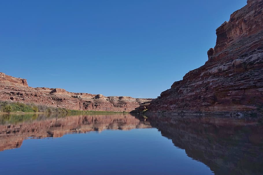 river, canoe, southern, utah, water, summer, kayak, outdoor HD wallpaper