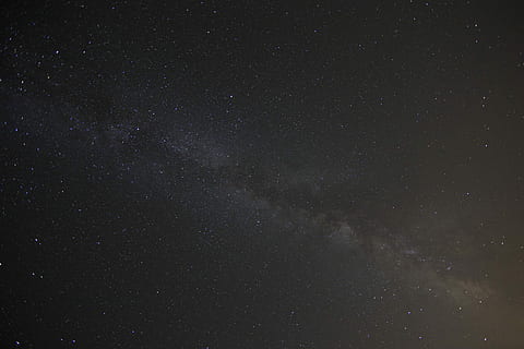 black, brown, gray, night, sky, stars, astronomy, dark, space HD wallpaper