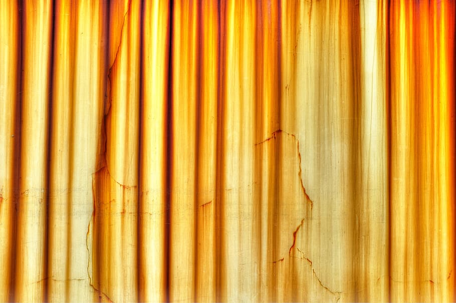 orange curtain, yellow, abstract, texture, no people, close-up HD wallpaper