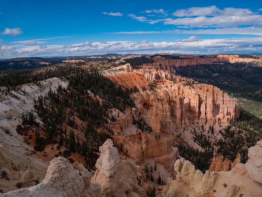 Ruins Photography, canyon, cliffs, clouds, erosion, geology, landscape HD wallpaper
