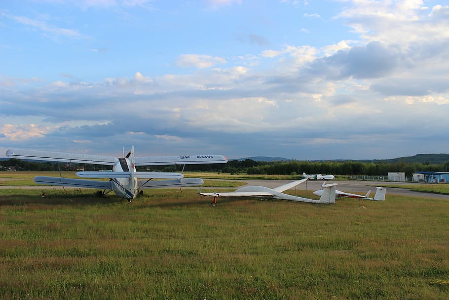 glider, the plane, sky, fly, flying club, lifting, air, wings HD wallpaper