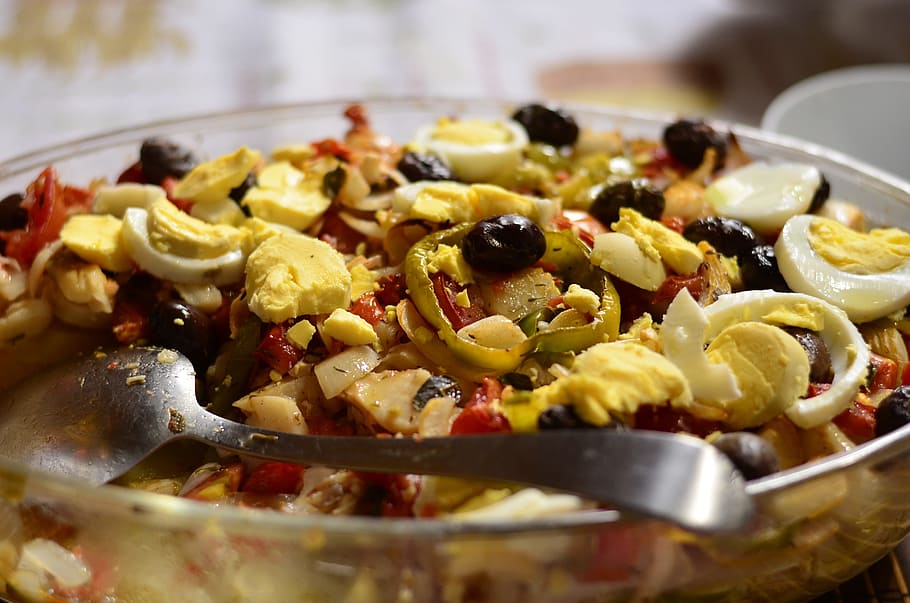 bacalhoada, food, healthy, food and drink, healthy eating, olive HD wallpaper