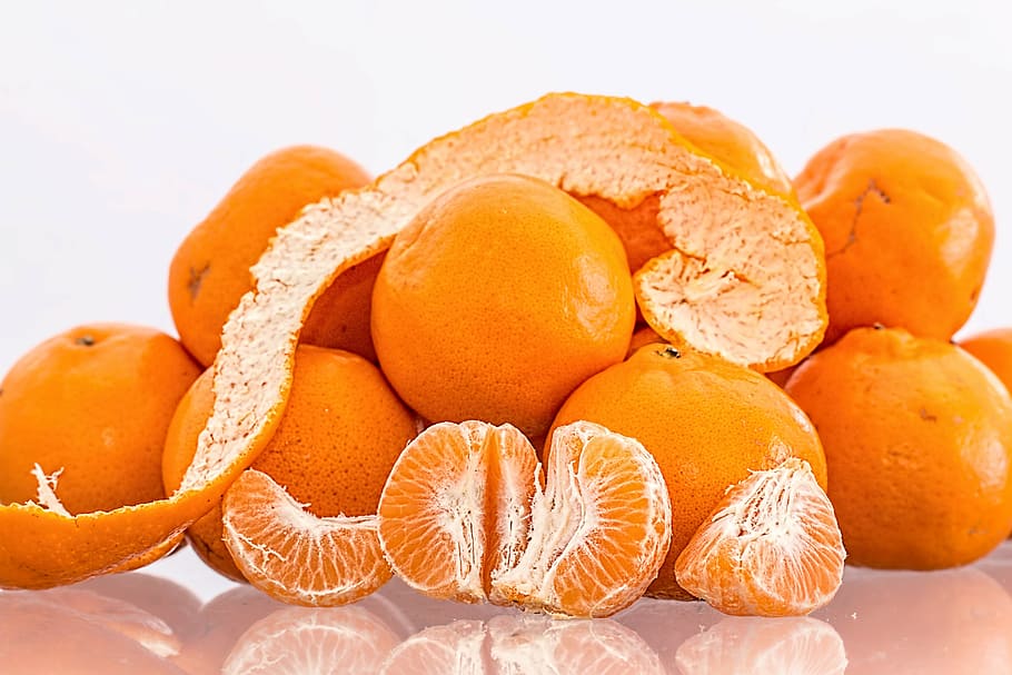 photo of orange fruit, tangerine, mandarin, citrus fruit, ripe, HD wallpaper
