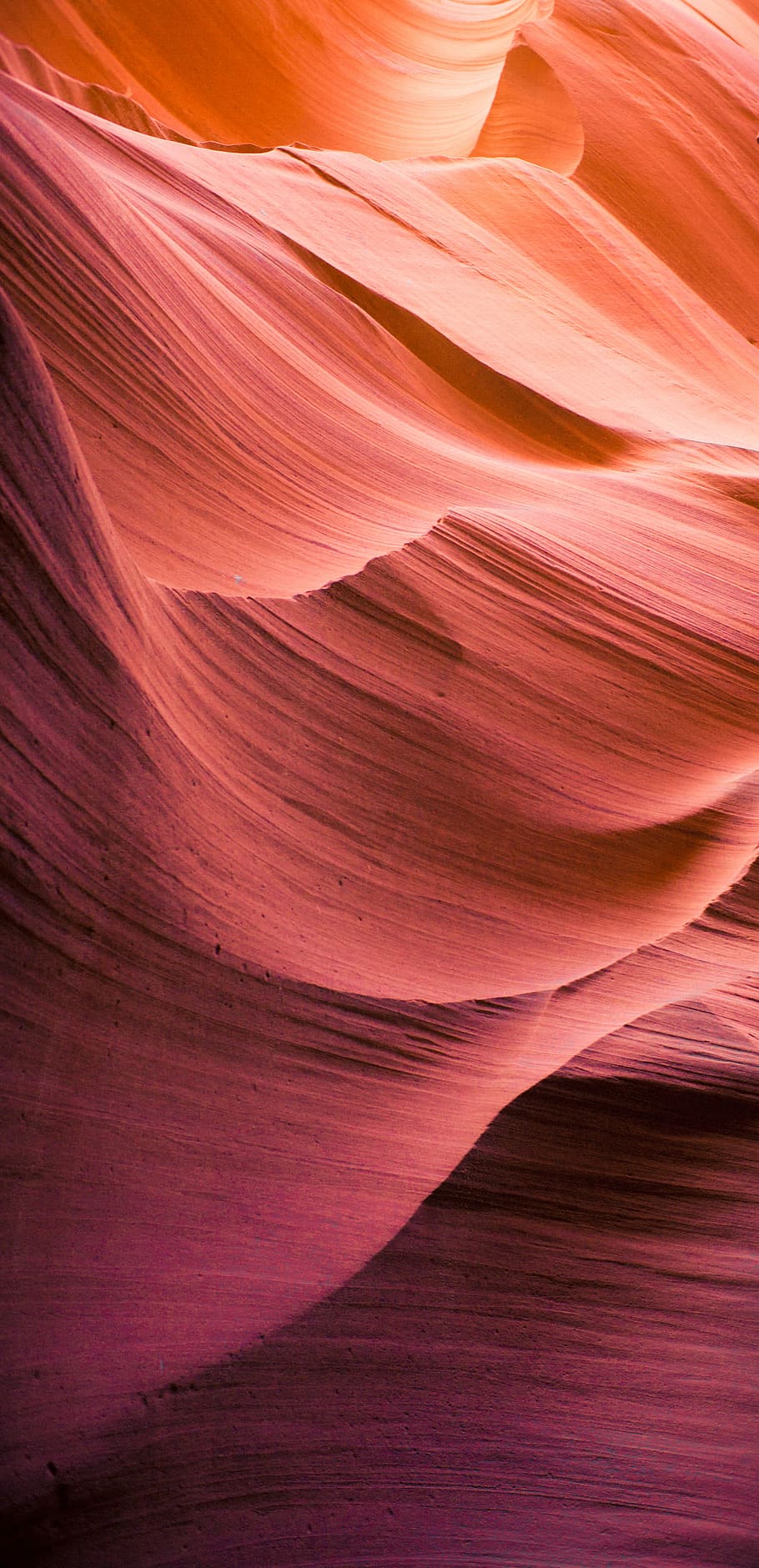 red and maroon wallpaper, Antelope Canyon, Arizona, layers, rock, HD wallpaper