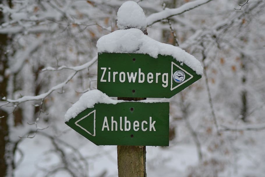 zirowberg, ahlbeck, winter, directory, snow, communication, HD wallpaper