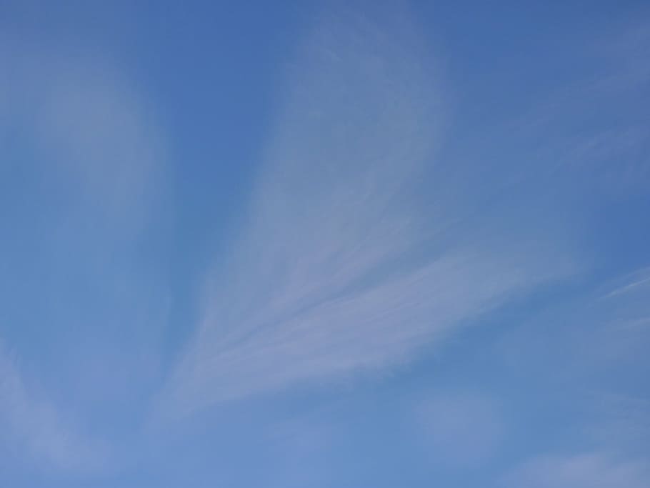 sky, cirrus, cloud, cloud - sky, blue, backgrounds, low angle view HD wallpaper