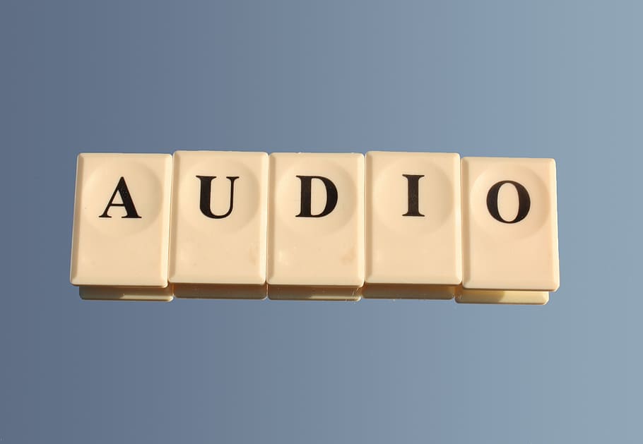 audio, play stone, letters, large, set, text, communication HD wallpaper