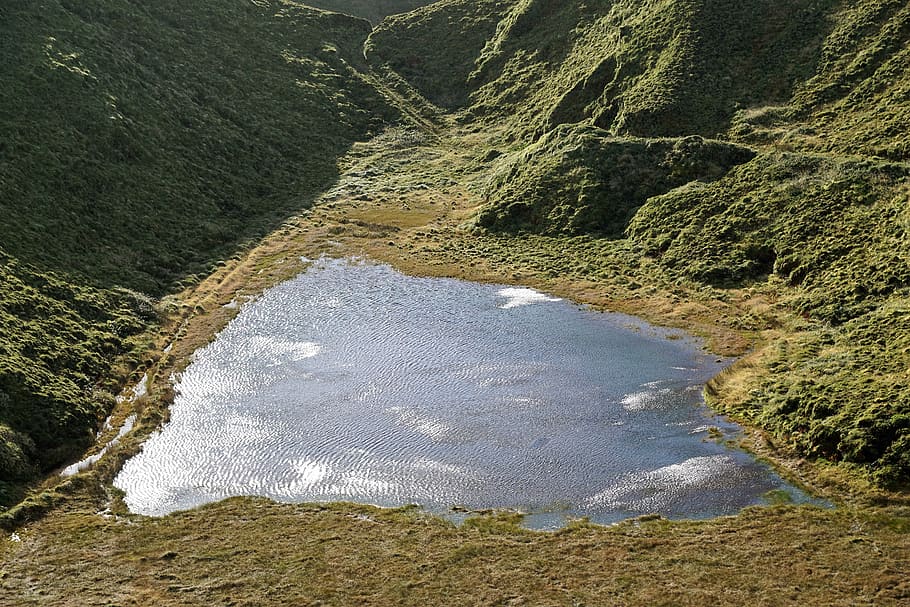 waters, nature, landscape, travel, mountain, azores, hike, fun, HD wallpaper