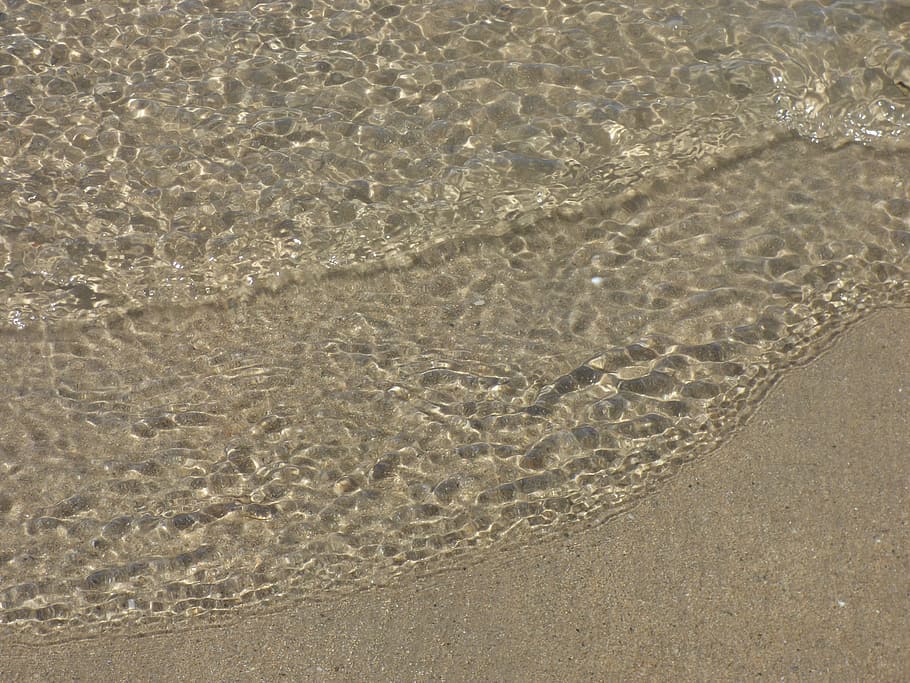 beach, sand, sea, waves, ocean, shore, sea waves, water, land HD wallpaper