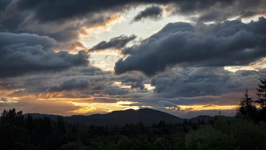 clouds, nature, dark, moody, sky, skyscape, blue, cloud - Sky HD wallpaper