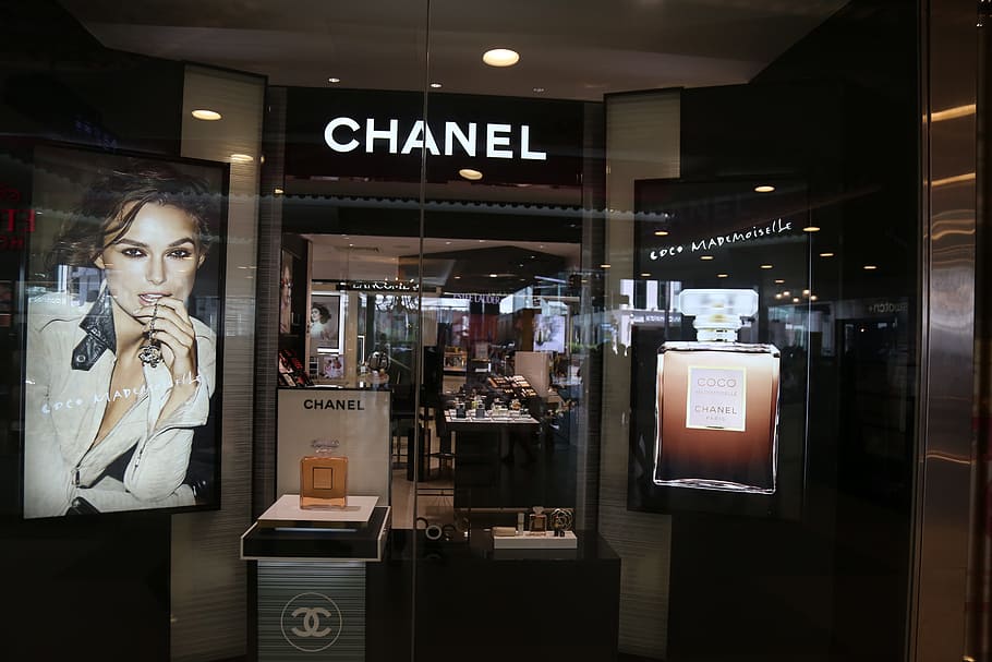clear glass Chanel store, Front, Marketing, Shopping, store front, HD wallpaper