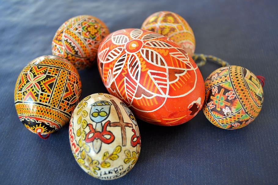 easter, easter egg, deco, hen's egg, goose egg, art, close HD wallpaper