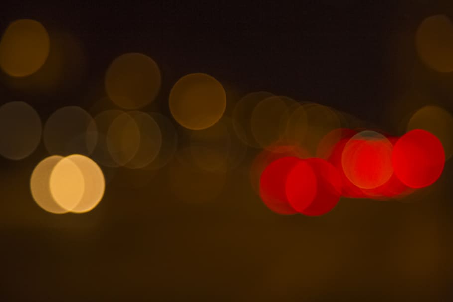 bokeh, car flow, yun, night view, function, abstract, circle HD wallpaper