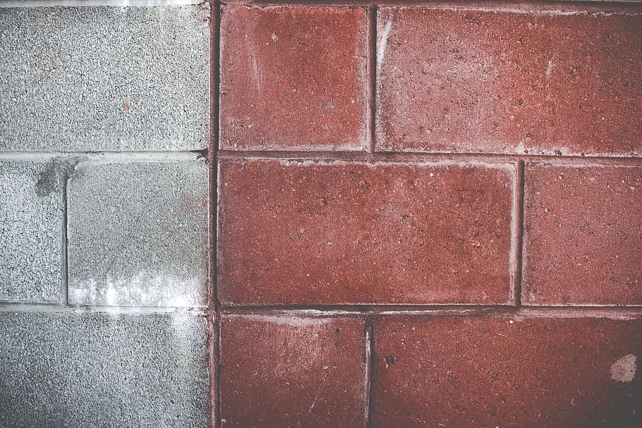 brick wall, bricks, lines, texture, wall - building feature HD wallpaper