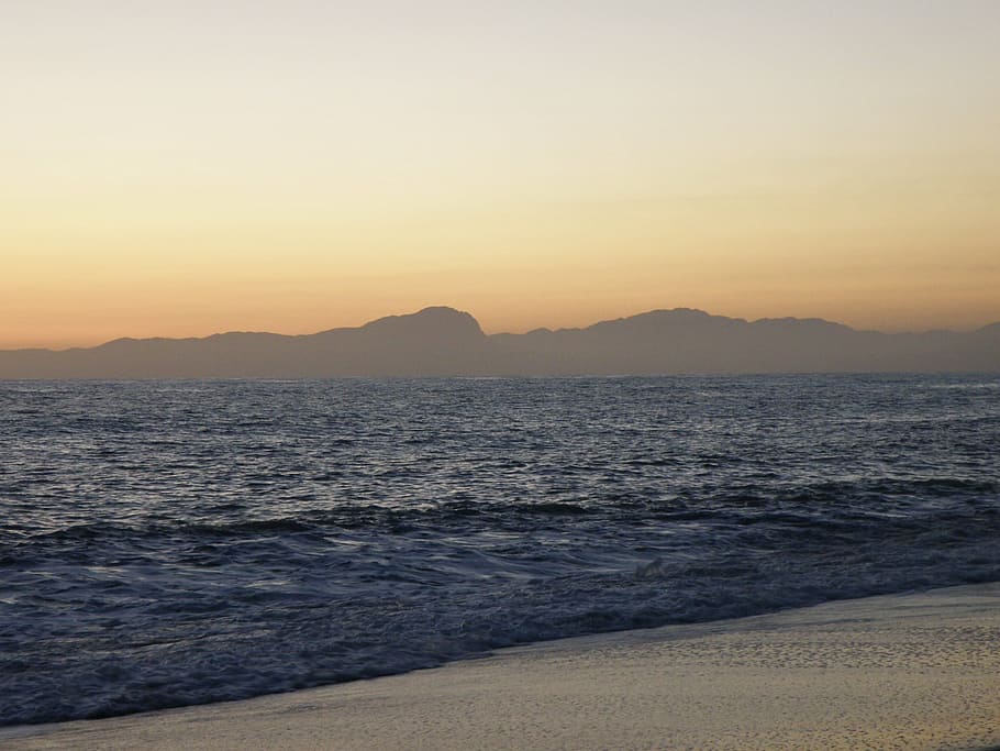 sea, beach, sunset, summer, sand, italy, waves, nature, coastline HD wallpaper