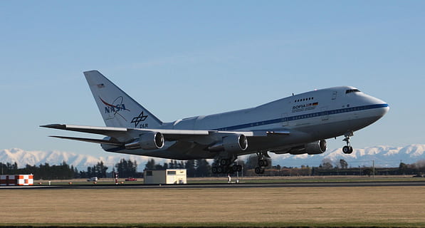 Jetliner, Takeoff, Boeing 747Sp, modified, telescope, nasa HD wallpaper