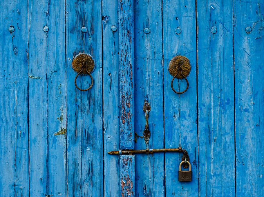 rustic wood door background