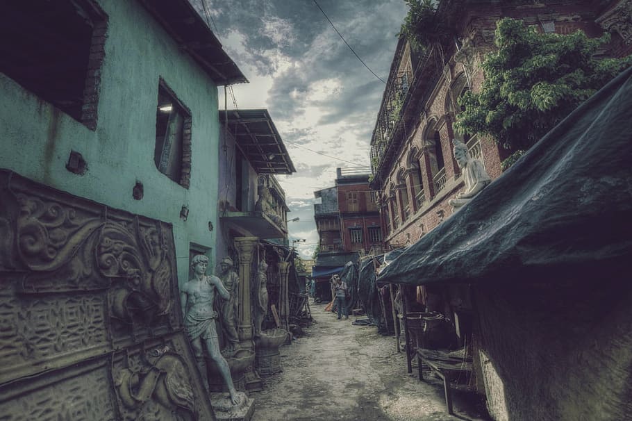 city, old, architecture, structure, street, built structure HD wallpaper