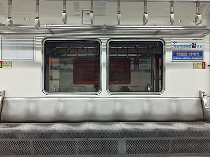 Subway, Seating, Commuting, Window, railway, train, republic of korea HD wallpaper