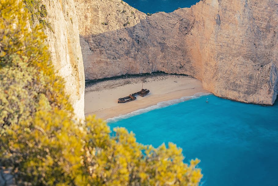 zakynthos, greece, greek island, navagio bay, excursion, holiday, HD wallpaper