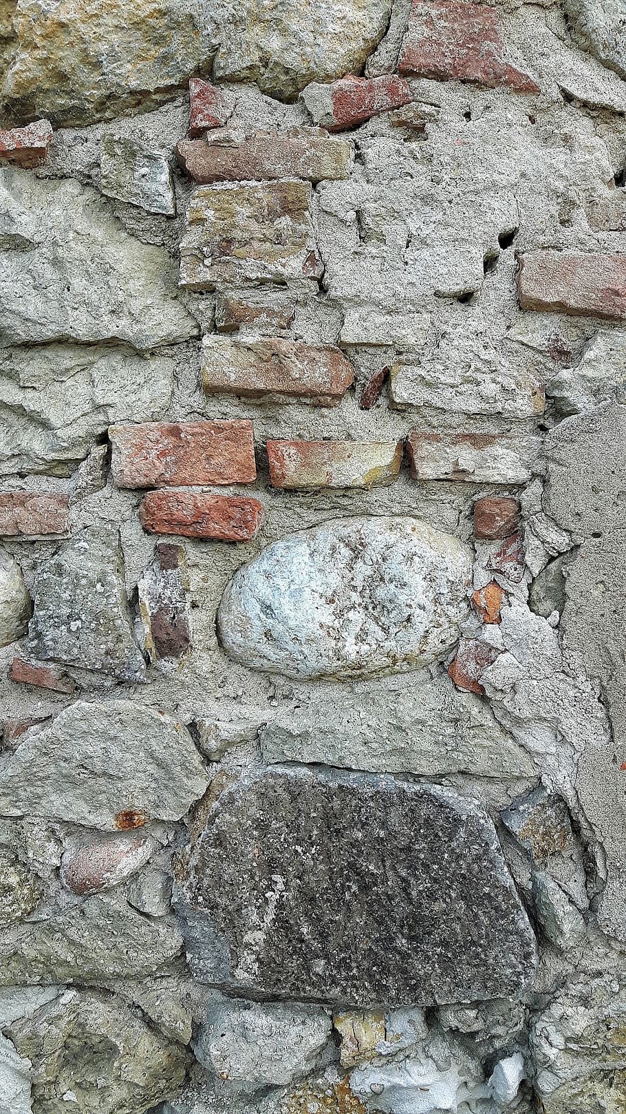 wall, stone, rocks, bricks, building, plaster, color, texture HD wallpaper