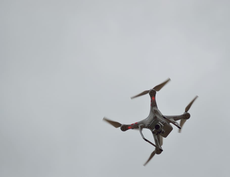propellers, technology, air, drone, camera, robot, sky, spy HD wallpaper