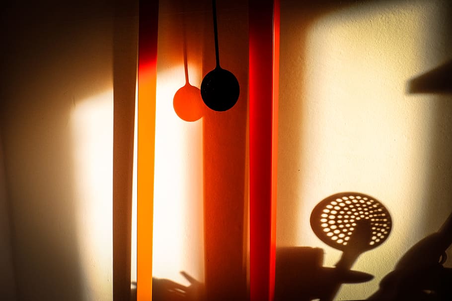 lights, dark, blur, orange, bright, colors, illuminated, round HD wallpaper