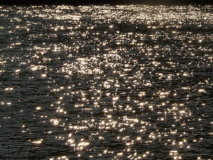 Water, Back Light, Sparkle, Flash, Wave, gopher, dazzling, backgrounds HD wallpaper