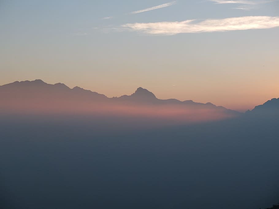 mountain, cloud, sun, sky, scenics - nature, beauty in nature HD wallpaper