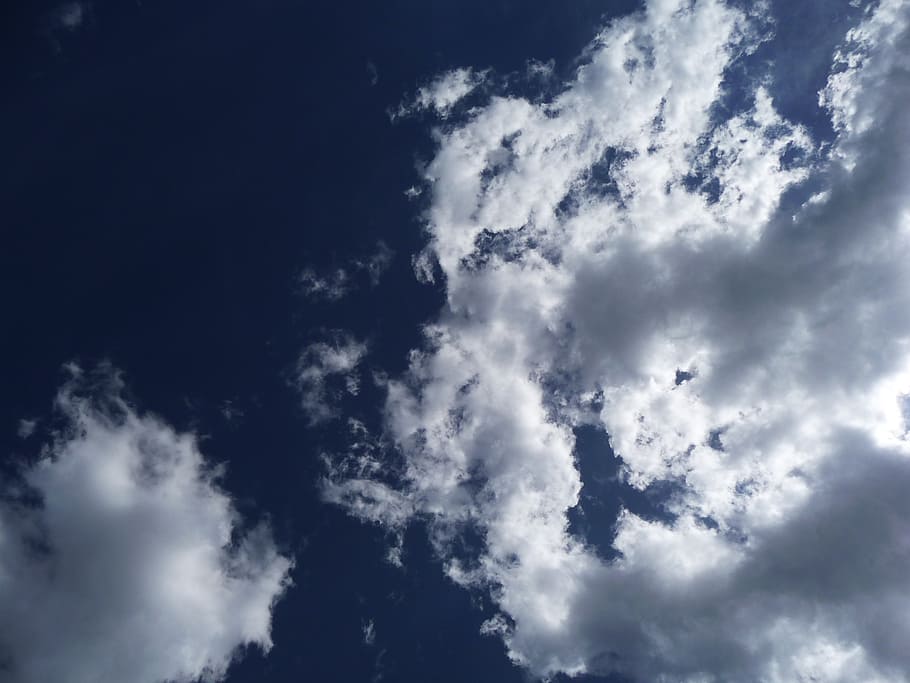 clouds, sky, blue, white, light, nature, weather, cloud - Sky HD wallpaper
