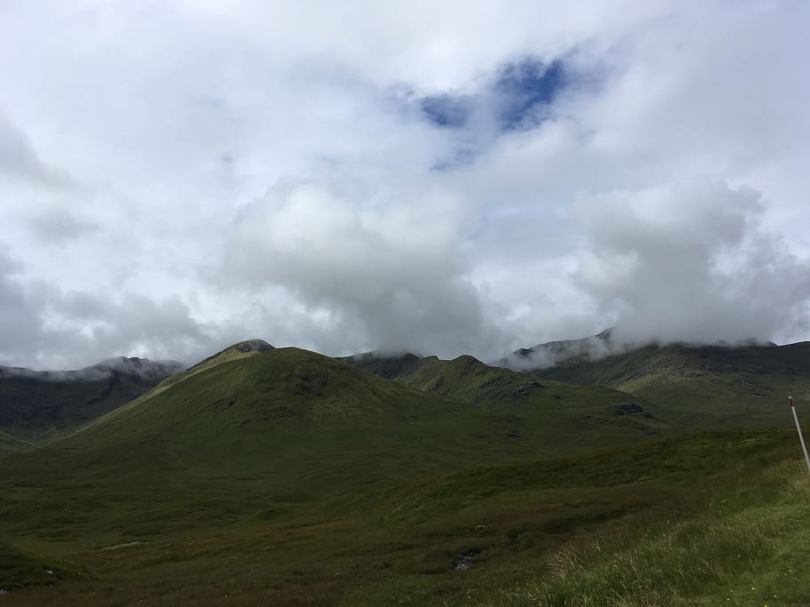scotland, highlands, beauty, cloud - sky, scenics - nature HD wallpaper