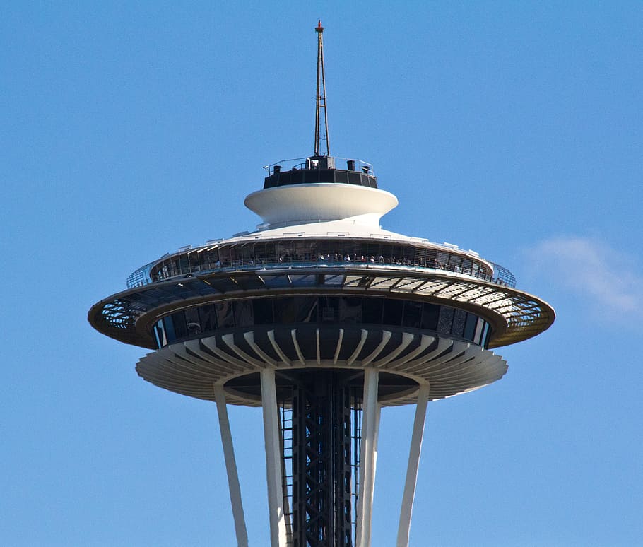 seattle, space needle, city, washington, architecture, buildings HD wallpaper