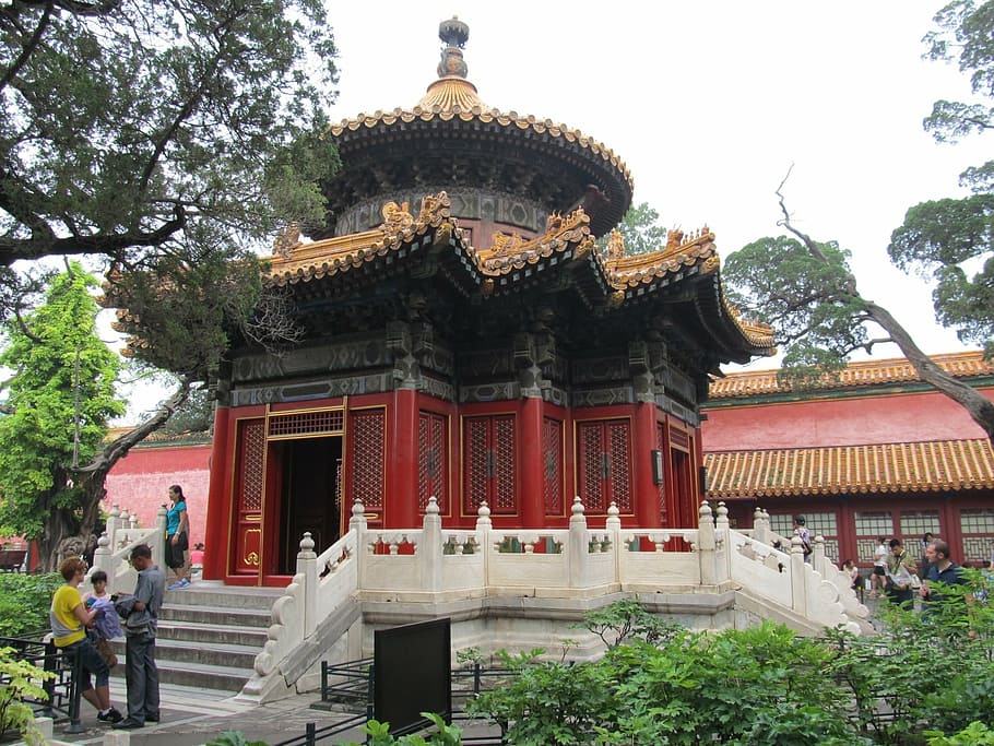 temple, china, building, architecture, built structure, building exterior HD wallpaper