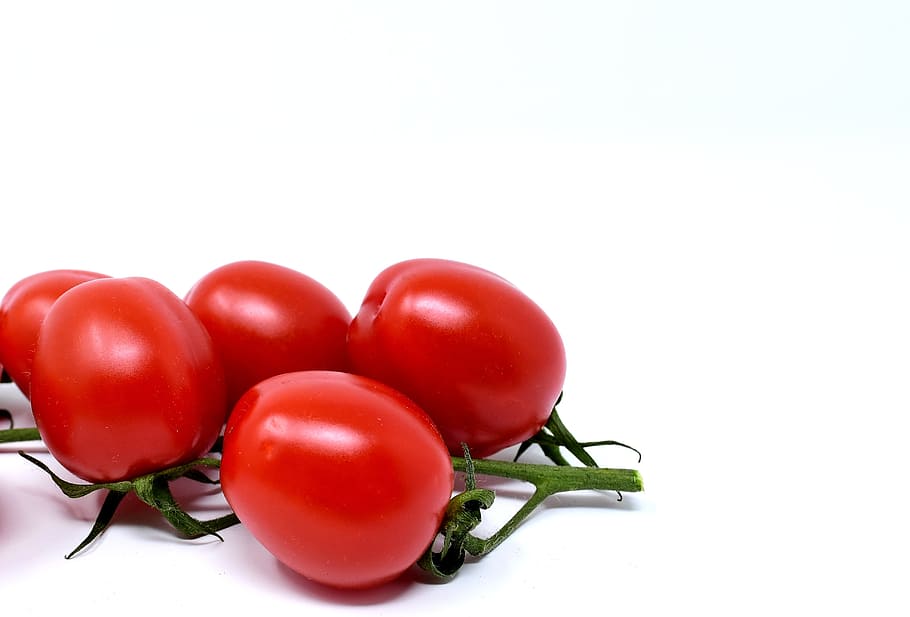 tomatoes, trusses, red, vegetables, food, vegetarian, healthy HD wallpaper
