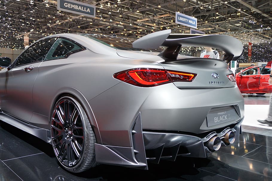 Iaa, Geneva, Car, Auto, Infinity, Wheel, rim, exhaust, rear spoiler HD wallpaper