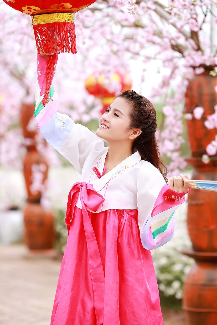 kimono, dress, beautiful, traditional, woman, girl, young, people, HD wallpaper