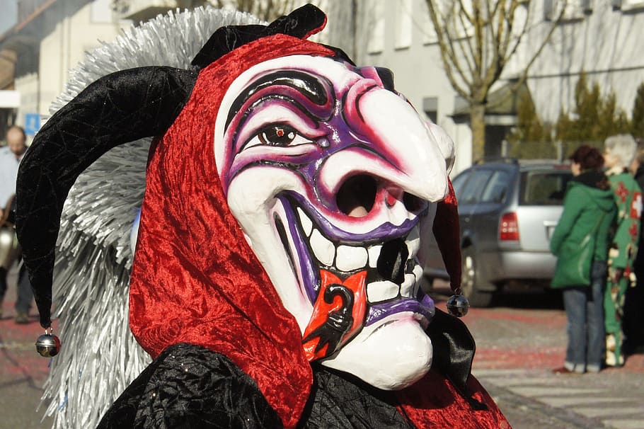larvae, basel, carnival, custom, move, figure, waggis, cultures HD wallpaper