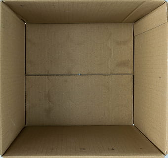 brown cardboard box, empty, package, open, architecture, no people HD wallpaper