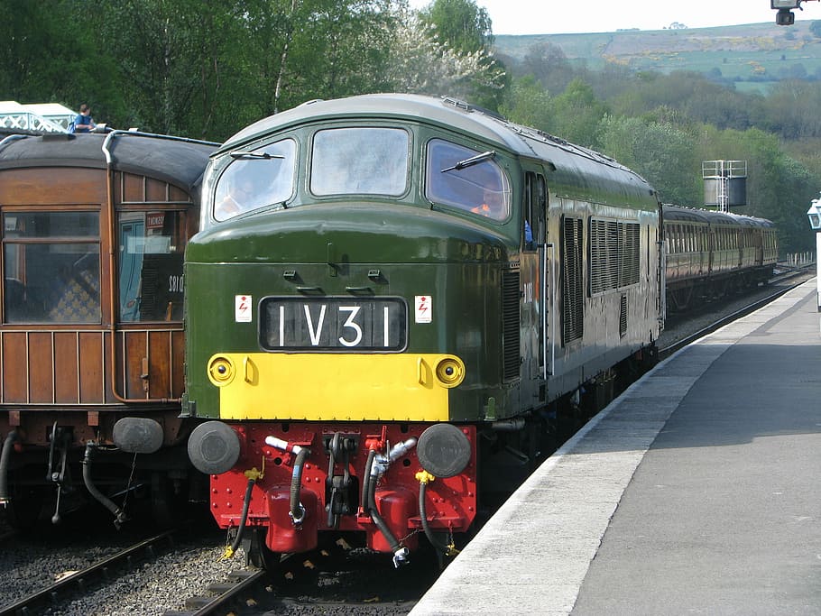 Diesel, Engine, Class 44, Transportation, engineering, locomotive HD wallpaper