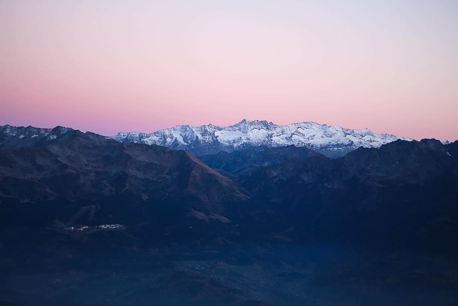mountain ranges, nature, landscape, clouds, sky, travel, adventure HD wallpaper