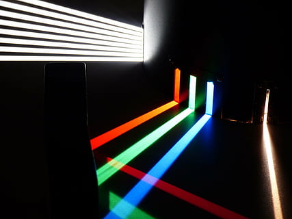 assorted-color decors, spectrum, light spectrum, optics, prism HD wallpaper