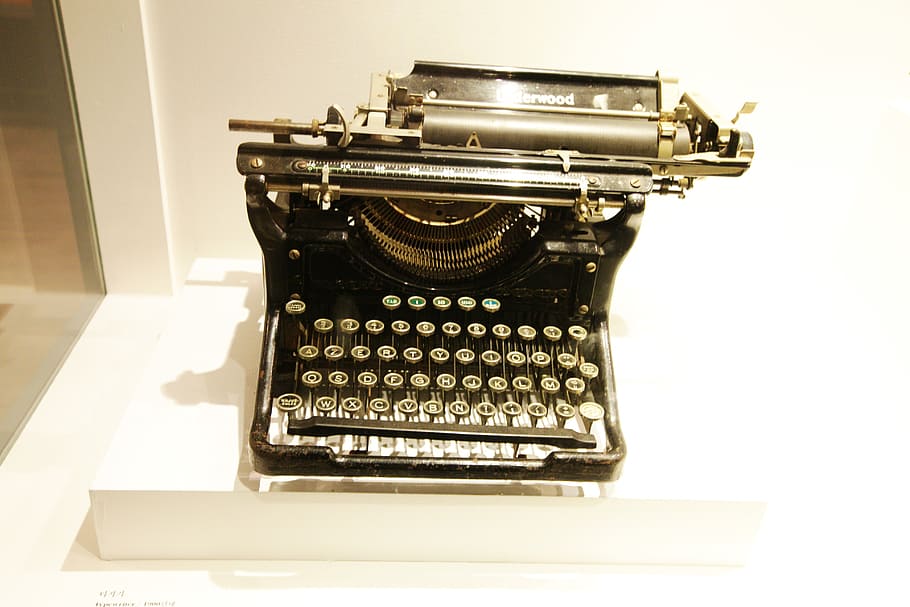 typewriter, gabor, treasure, technology, retro styled, indoors HD wallpaper