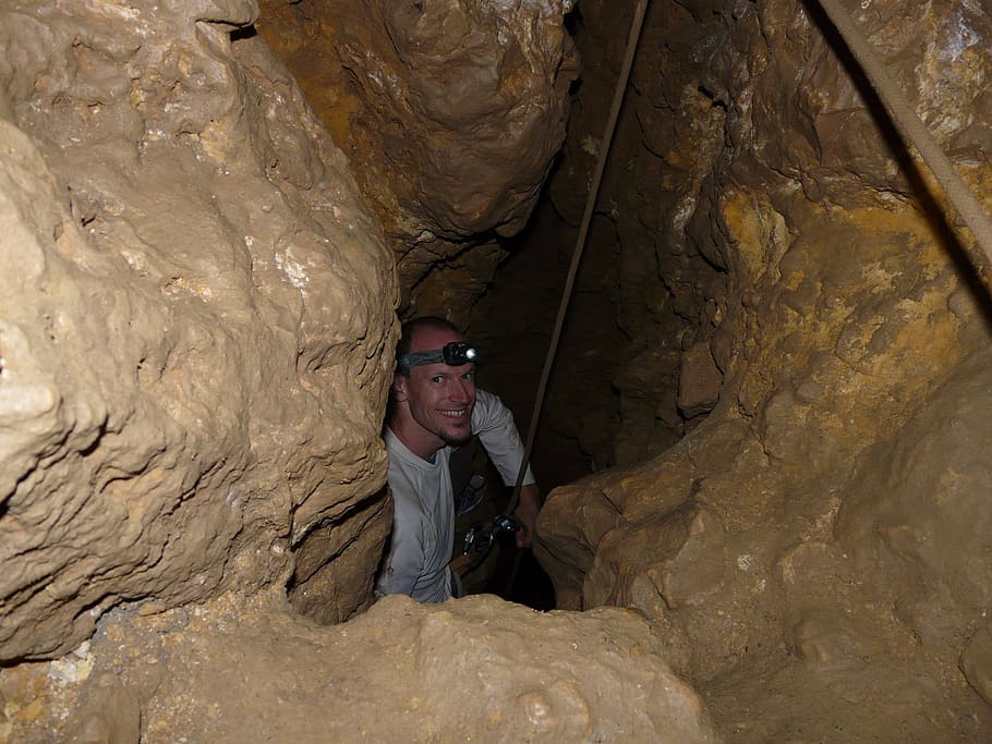 Eng, Cavity, Cave, Tour, Adventure, cave tour, dangerous, wet HD wallpaper