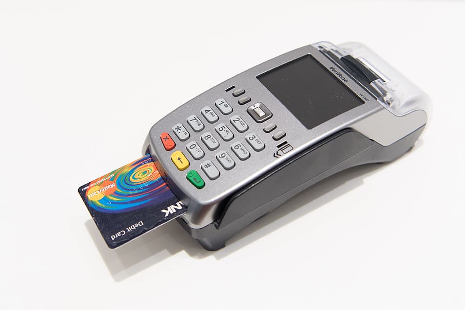 grey card terminal, credit, credit card, finance, credit cards, HD wallpaper
