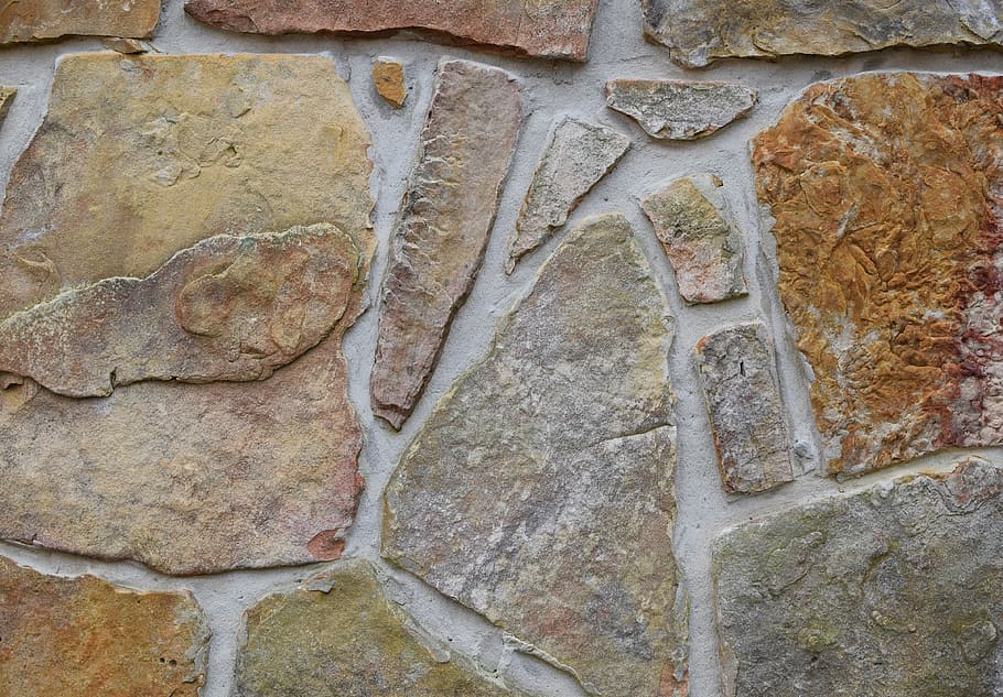 stone wall, tennessee river stone, rock, craft, masonry, handcrafted HD wallpaper